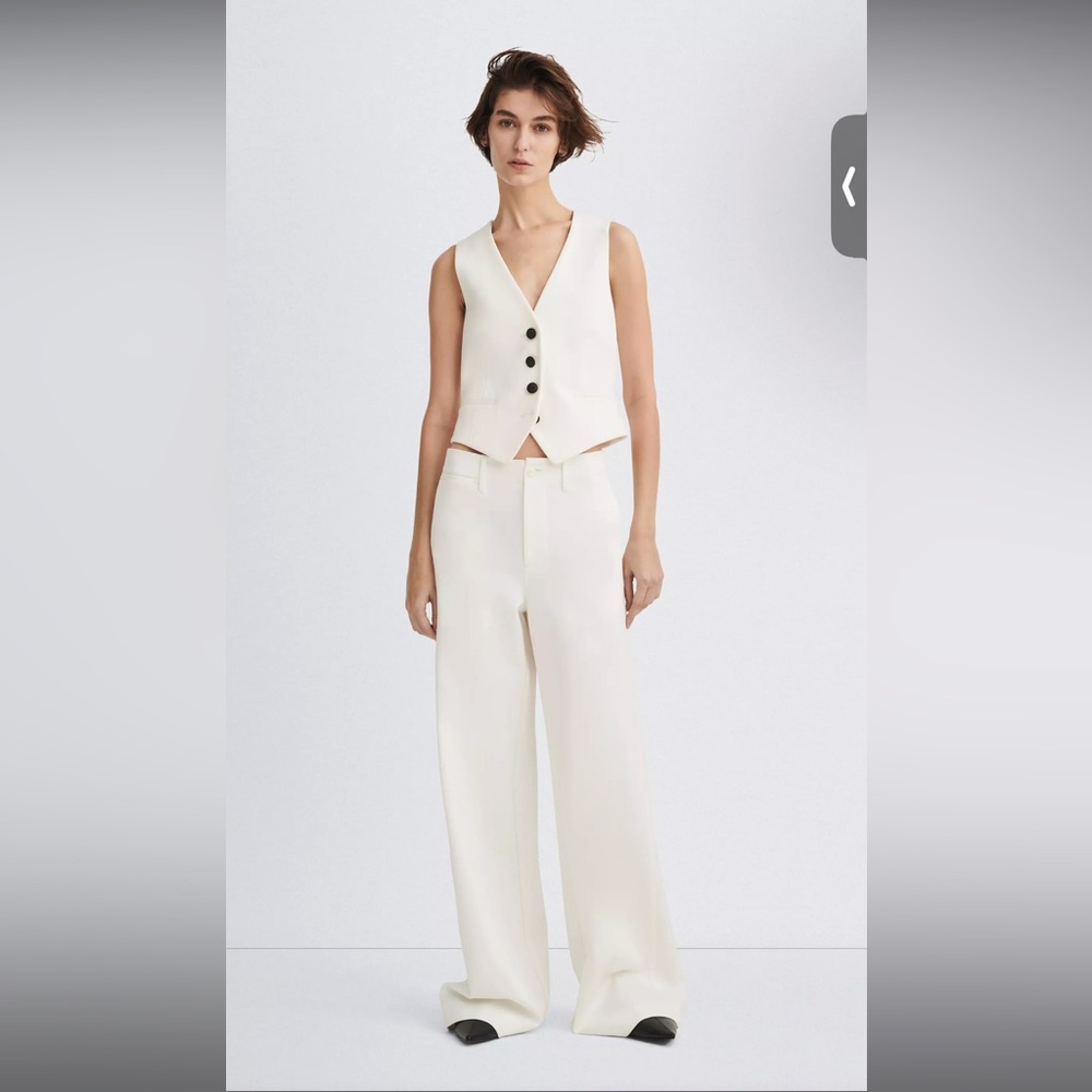 Rag & Bone Sofie Ponte Pant XS IVORY NWT